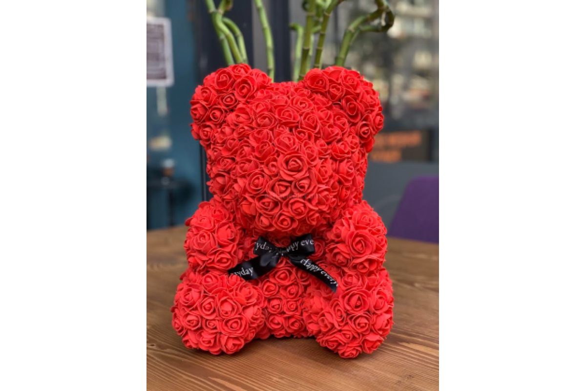 Teddy Bear Rose Kırmızı Solmayan